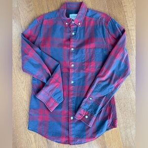 Target Goodfellow & Co. Men’s Plaid Button Down Shirt (red/blue)